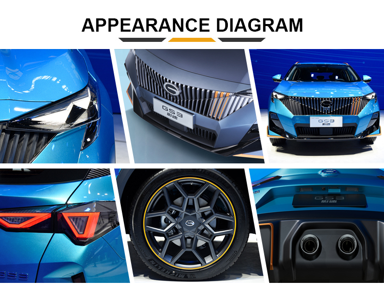 2023 GAC TRUMPCHI GS3 Secondhand Chinese Suv 4wd ABS Yes 5 Seats for City Trip Manual Gear Box