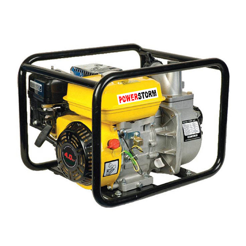 2" Water Pump Powered by 4HP Gasoline Engine