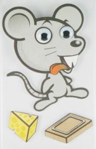 Quality Big Animal Layered 3D Cartoon Stickers For Children Custom Offset Printed wholesale