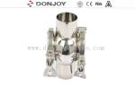 Sus304 Sanitary Sight Glass With Ac110v Light Zero Dead Angle
