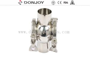 Quality Weld Ends Flow Sanitary DN100 Sight Glass for pipeline wholesale