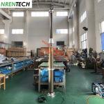 4.5m pneumatic telescopic mast for mobile surveillance-inside CCTV wires