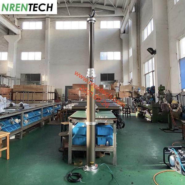4.5m mobile CCTV pneumatic telescoping mast for mobile surveillance-inside CCTV
