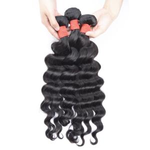 Quality Loose Wave Bundle Human Hair Weave Cuticle Aligned Curly Hair Extension For Black Women wholesale
