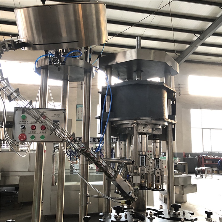 High Performance Automatic Bottle Capping Machine Olive Oil Glass Bottles Cap Tightening