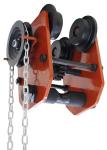 1t manual push travel trolley with high quality chain