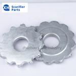 Round Cylinder Galvanized Scarifier Cutters Milling Carbide Tipped Blades