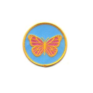 Quality Custom Club Logo Patches Embroidered Applique Merrowed Souvenir Hats Patch wholesale