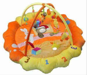 Quality Sunflower Kids Play Gyms Baby Activity Play Gym in Orange , Green , Rose wholesale