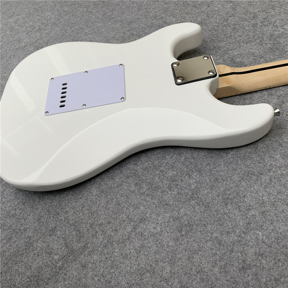 High Quality blue and white porcelain electric guitar white guitar birthday present free shipping