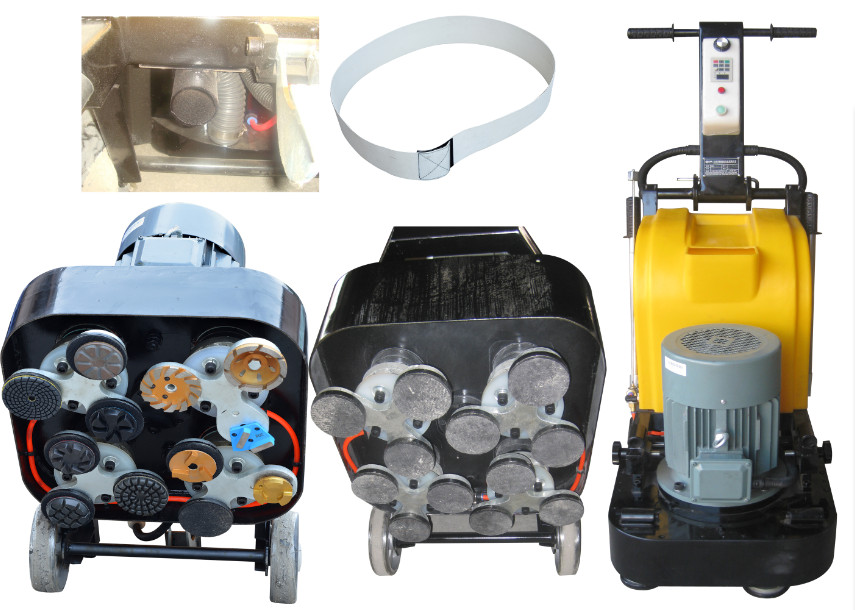 Multi Function Stone Floor Polishing Machine 12 Heads 7.5KW