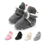 Wholesale cheap fluff boy and girl baby booties socks indoor toddler baby socks