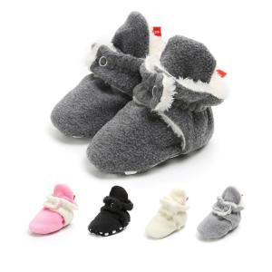 Quality Wholesale cheap fluff boy and girl baby booties socks indoor toddler baby socks shoes wholesale