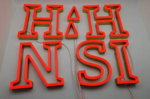 Quality Stainless steel Custom Faux Neon Sign 12mm with metal housing wholesale