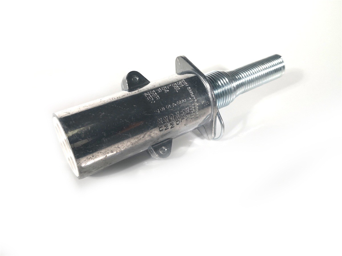 24v S Type 7 Pole European Trailer Plug 7 Pin With Metal Cable Holder