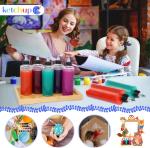 8oz Plastic Squeezing Bottles, Clear Oil Dispenser Dropper Bottle Applicator