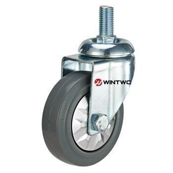 Cheap Elastic TPR screw castor for sale