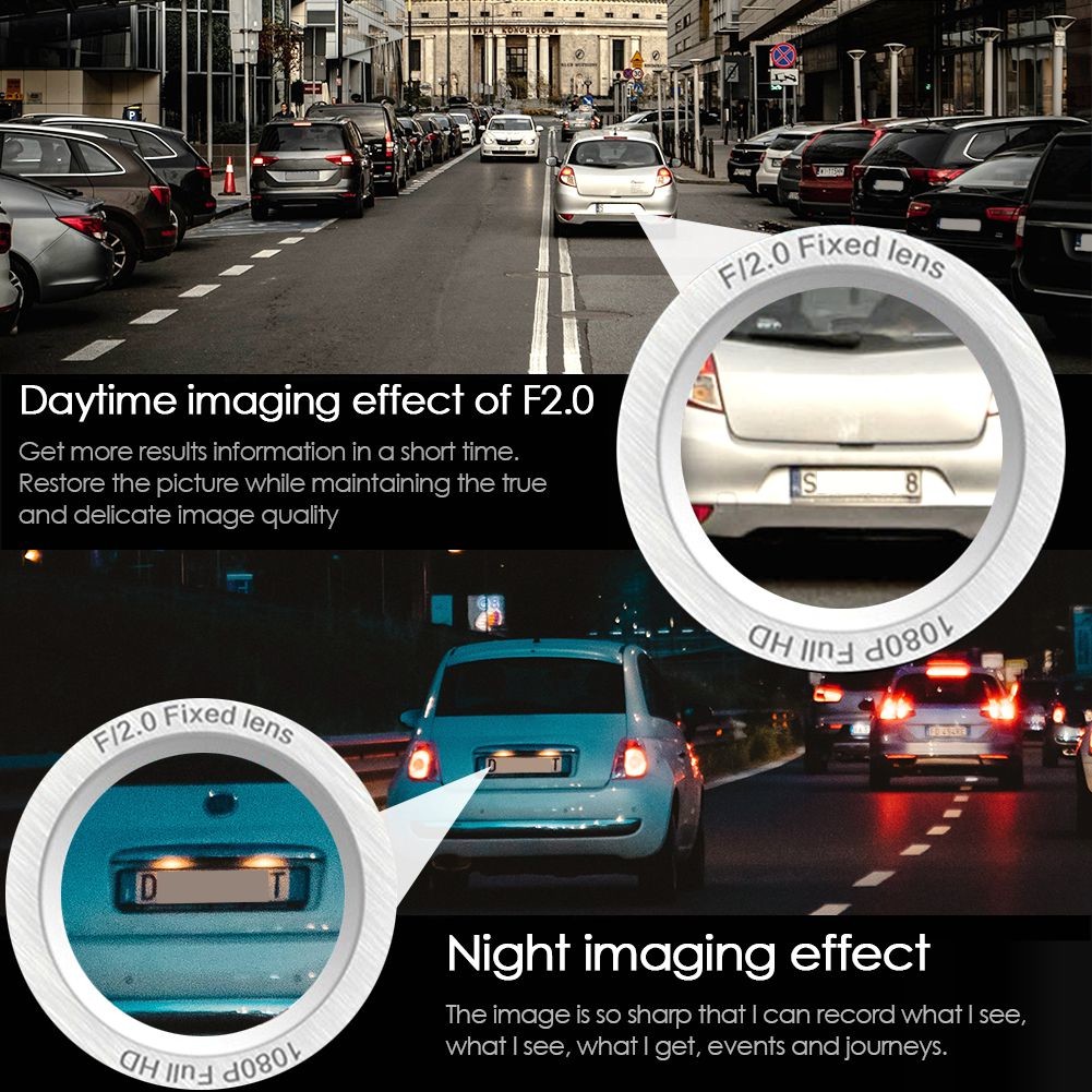 Personalised Car Camcorder FHD 1080P Vehicle Camera System With DVR