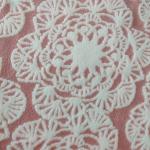 Flower Burnout Flannel Fleece Fabric 150D Polyester Sleepwear 300GSM