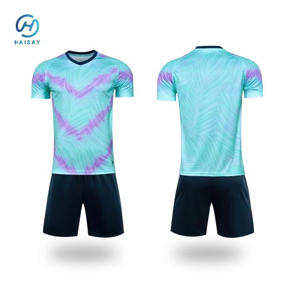 Customizable Player Name Children's Soccer Sportswear Set with Polyester Fabric