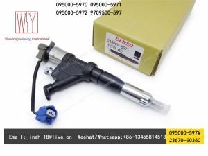 Quality High Quality Fuel Injector 095000-597# 095000-5971 095000-5972 9709500-597 for Hino 700 Series 23670-E0360 wholesale