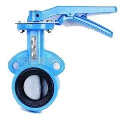 Low Noise Water Butterfly Valves Chain Wheel Turbine Type EPDM Seated