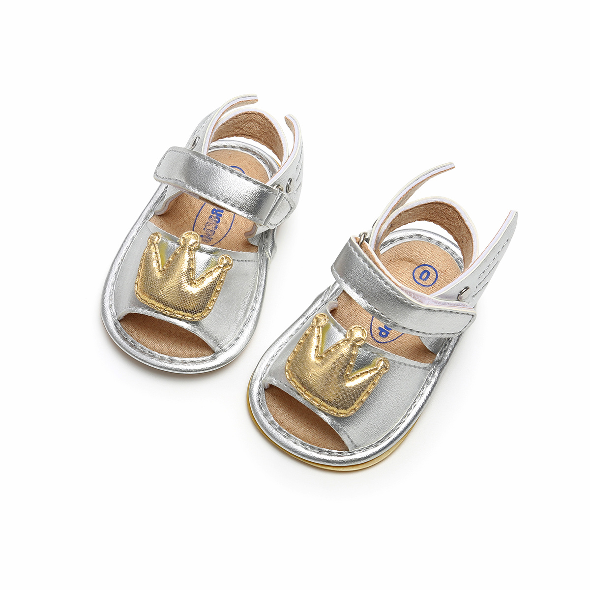 2019 PU Leather angel wings Crown shoes Newborn toddler baby sandals