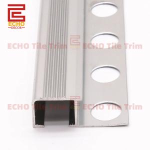 Quality Anti Slip Square Nose Step Edge Trim Stair Nosing Trim Molding 12mm wholesale