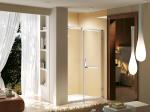 Aluminum Profile Bathtub Glass Door Sanitary Grade Shower Door LB05-008