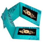 7 inch lcd screen video brochure invitation cards video wedding video invites