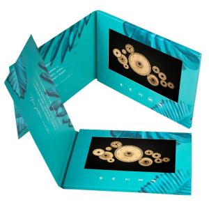 Quality Auto play video brochure card, 4.3 inch LCD video invitation card for event&amp;wedding wholesale