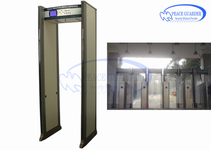 Audible Alarming Door Frame Metal Detector 45 Zones With Directional Counter