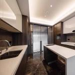 White Wooden Cabinet Sets for Renovation of Old Kitchen Modern Design Custom