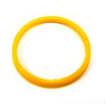 Plastic Centering Rings For Rims Yellow Color , Audi / VW Spare Parts Easy