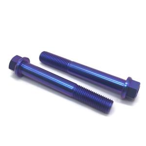 China ISO9001 External Hexagon Screw Flange Screw Titanium Alloy Automotive Fastener on sale