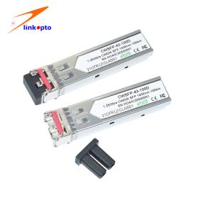 Quality 1430nm 100KM 1.25G CWDM SFP Optical Module Transceiver wholesale