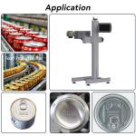 20W 30W 50W 100W Fiber Laser Marking Machine For Printing On Metal / Aluminum
