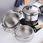 New Arrival Kitchen Industrial Steamer Pot Cookware Mutil Layer Stainless Steel