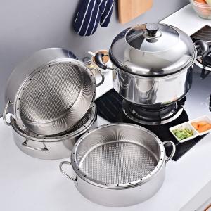 Quality Commercial Cookware Multilayer Stainless Steel Steamer Pot Large Capacity Cooking Pot With SS Lid wholesale