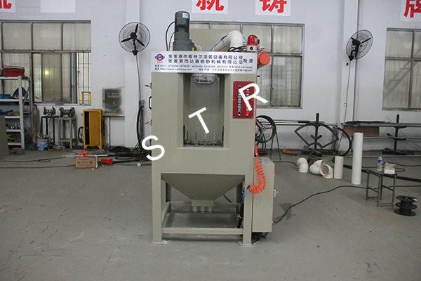 Tumbler Cart Industrial Sandblaster Cabinet to Remove Rust Cups Bottles Gears