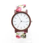 High Grade Custom Wooden Watches For Women With Cotton Cloth Band