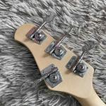Custom 4 Strings Stingray Electric Bass Guitar in Green with White Pickguard