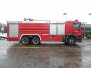 Quality 265kw 6x4 Drive Water Tanker Fire Truck 12000kg Tank Mercedes Benz Chassis wholesale