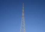 Four / Three Leg Radio Antenna Tower Durable ASTM A123 Galvanizing Standard