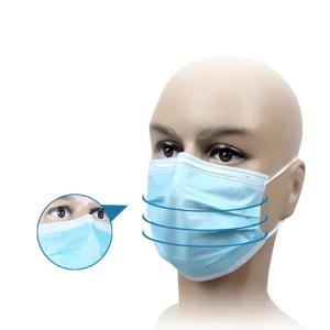 Quality Custom 2 Ply Face Mask Nonwoven Surgical Disposable Face Mask Blue And White wholesale