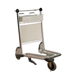 Quality Lightweight Airport Luggage Trolley Aluminum Luggage Cart 250KG Loading Capacity wholesale