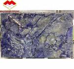 Modern Luxury Brazil Hotel Kitchen Countertop Dark Blue Sapphire Marble Stone