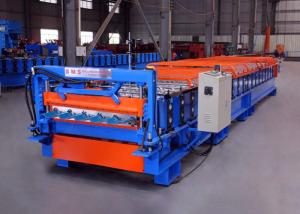 Quality Thickness 0.75mm CRC Roof Panel Roll Forming Machine wholesale