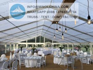 Quality Customized Size Transparent Decorating Wedding Nigeria Tent 200 People wholesale