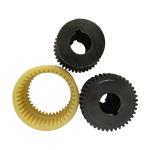 M24 Crowned Teeth Flexible Gear Coupling Steel Nylon Sleeve Gear Shaft Couplings